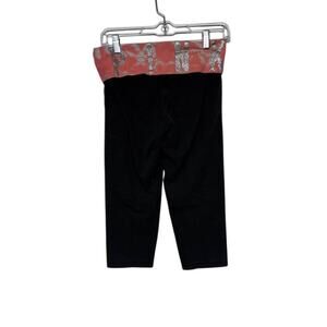 Victorias Secret PINK foldover capri leggings Small Sequence Y2K Retro 2000